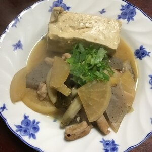 圧力鍋で簡単時短♪もつ煮込み